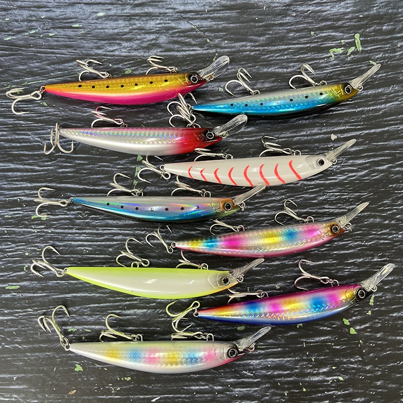37g 110mm Sinking Minnow Fishing Lures Long Casting Heavy Artificial Hard Bait Wobblers for Pike Swimbait Jerkbait Equipment - imagen 3