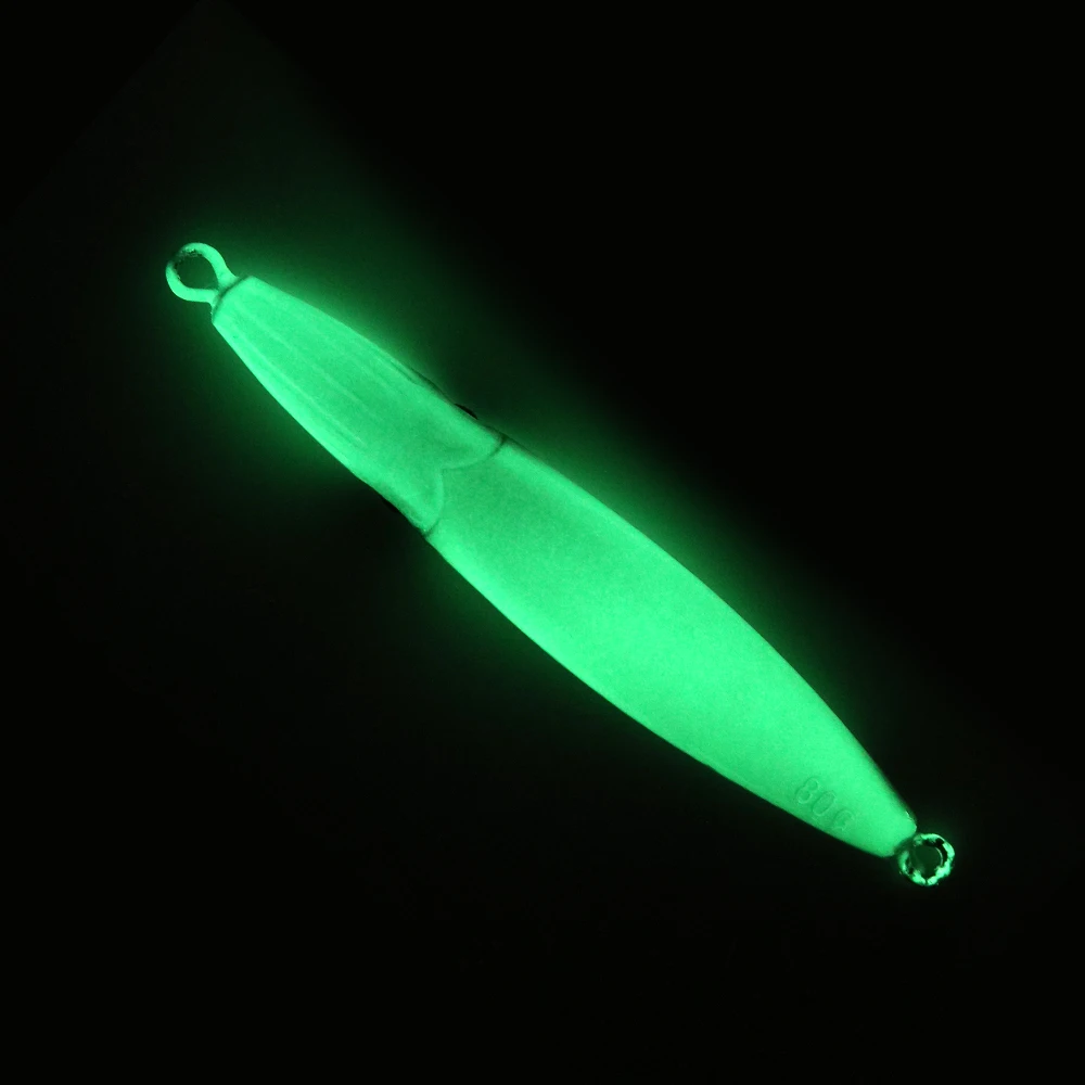 CASTFUN-señuelo de pesca de plantilla de Metal, aparejos de pesca de agua salada, plantilla lenta de 3 ojos, 60g, 80g, 100g - imagen 3