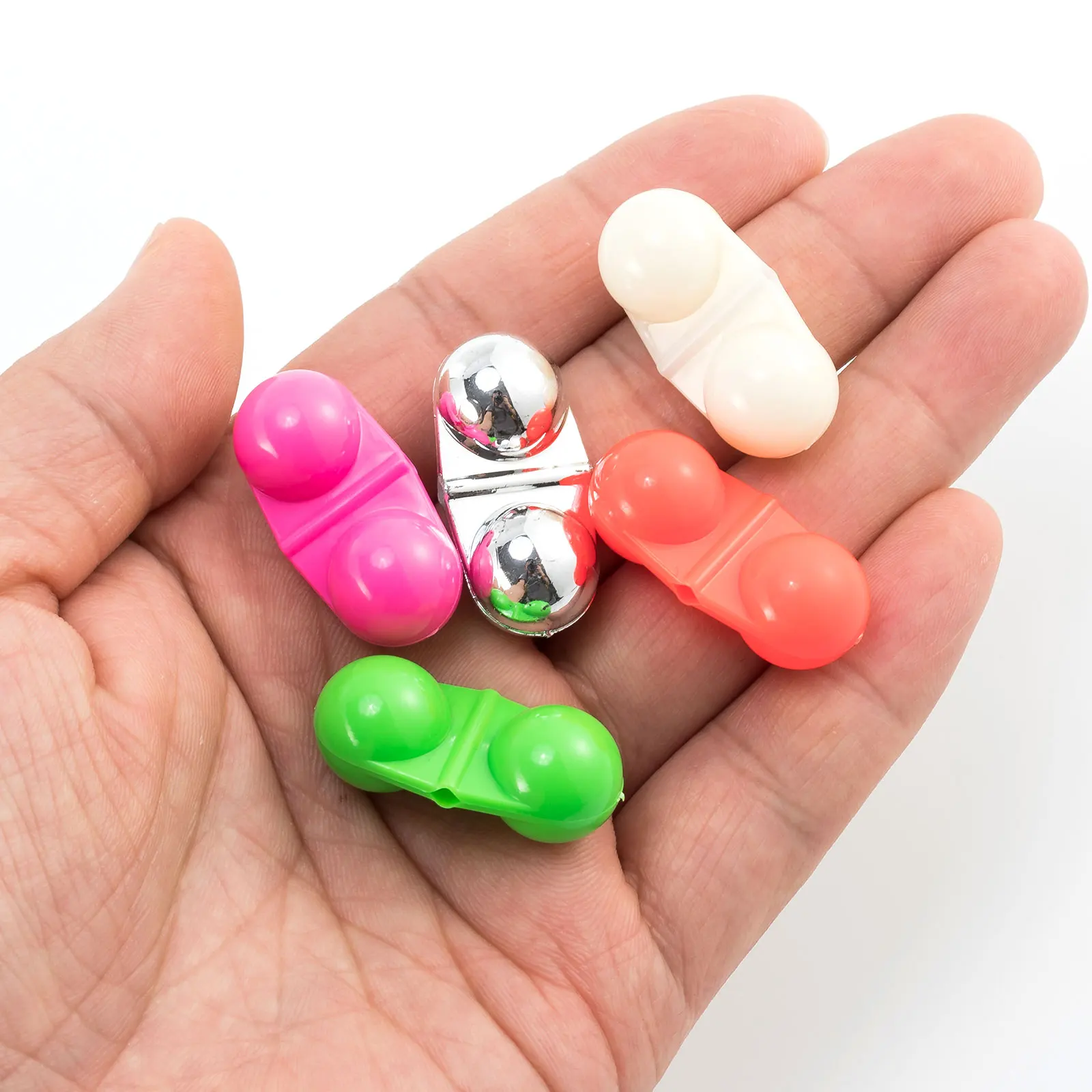 Cuentas de doble sonajero para pesca, aparejo de pesca de mar, señuelo de Catfish, cebo para morder, campana de alarma, línea vibratoria, lubina y trucha, 50 piezas - imagen 3