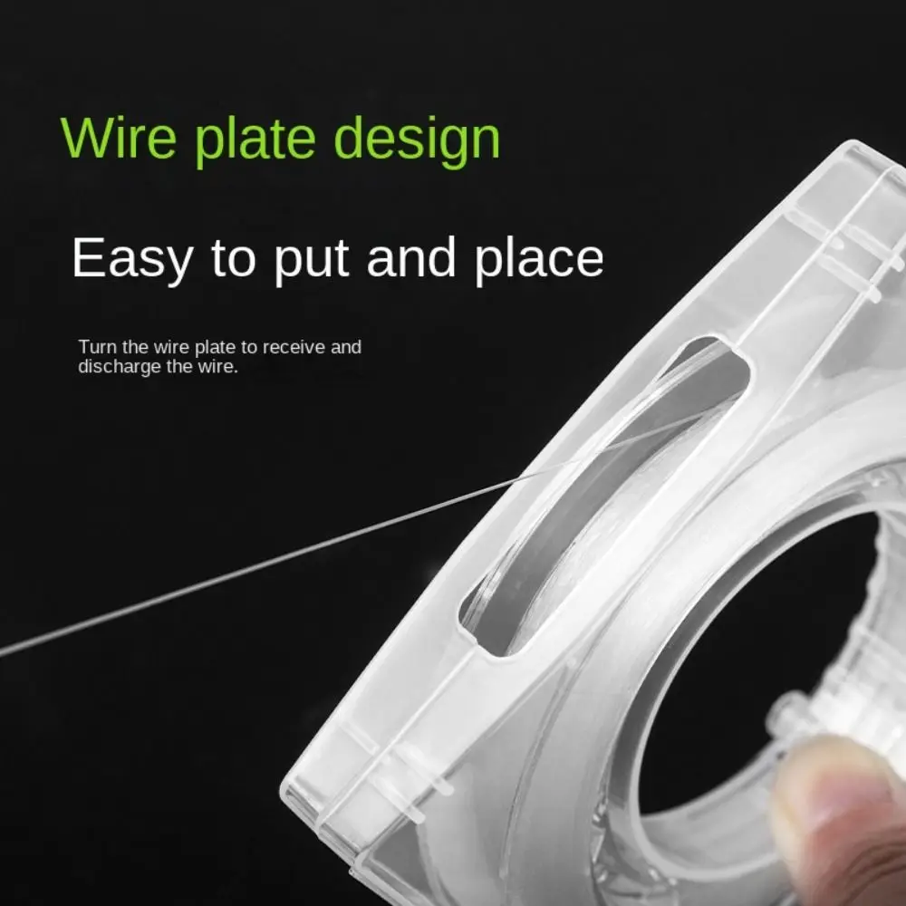 Línea líder de fibra de carbono, sedal de pesca de carbono puro transparente de 50M, hilo de pesca de monofilamento de alta calidad para pesca con mosca - imagen 3