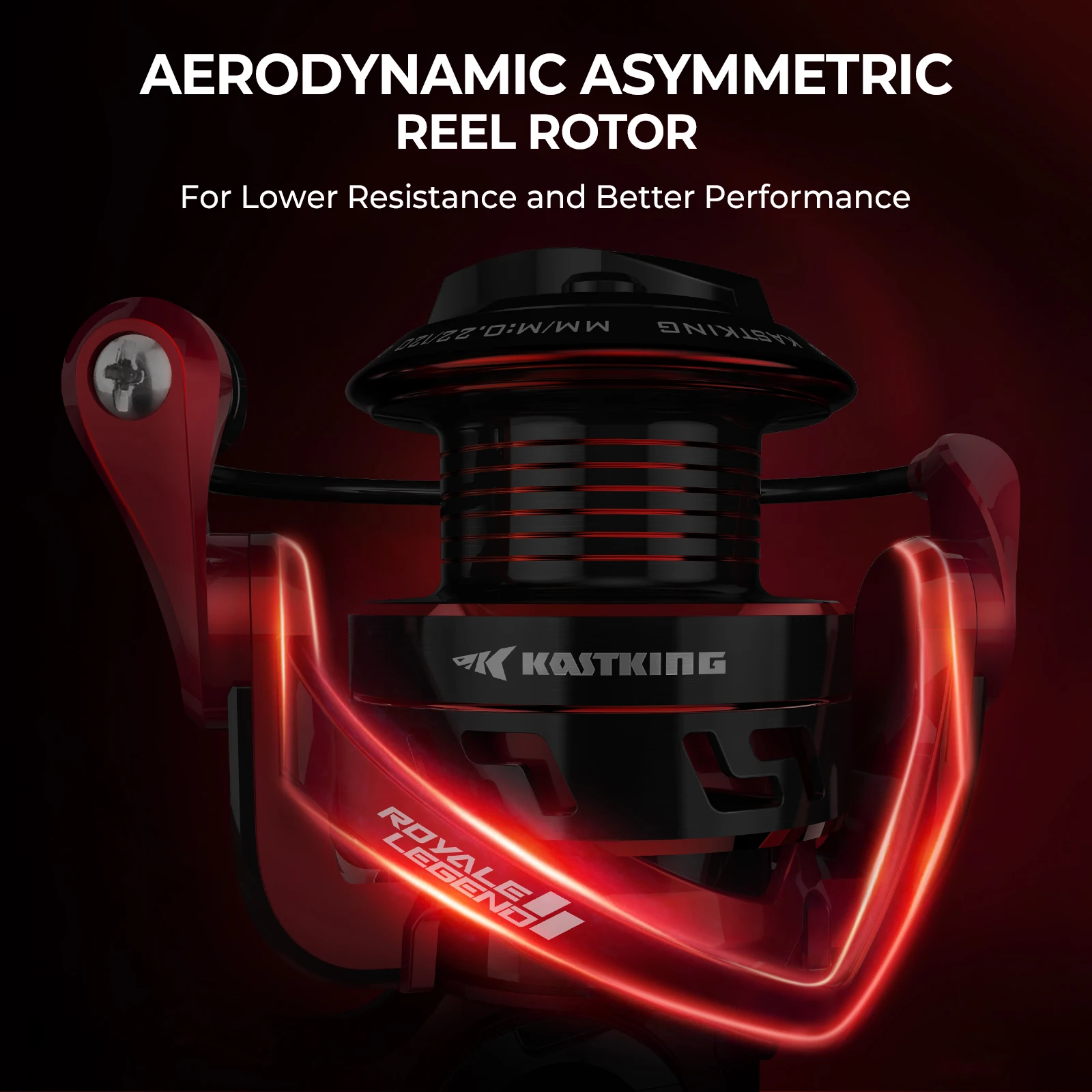 Carrete de pesca KastKing Royale Legend II 5,2: 1 carrete giratorio hasta 12KG de arrastre de carbono 5 + 1 rodamientos de bolas de acero inoxidable de aluminio - imagen 5
