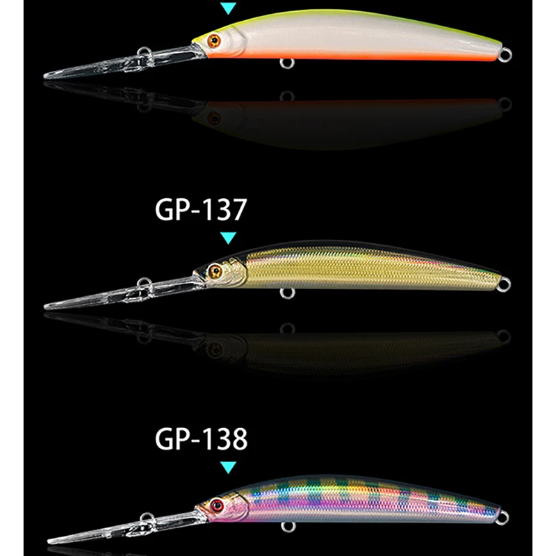 Crankbait Minnow 75SF tungsteno – señuelo lubina depredadores - imagen 4