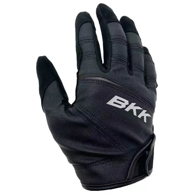 Bkk guantes de pesca dedos completos al aire libre Ocea Jigger pesca giratoria guantes antideslizantes advertencia de invierno protege la mano para escalar montar - imagen 2