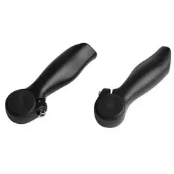 1 par de manillar de apoyo para bicicleta, diseño de bocina, manillar de tornillo de banco integrado antioxidante, aleación de aluminio, bocinas para bicicleta de montaña, barra de descanso para bicicleta
