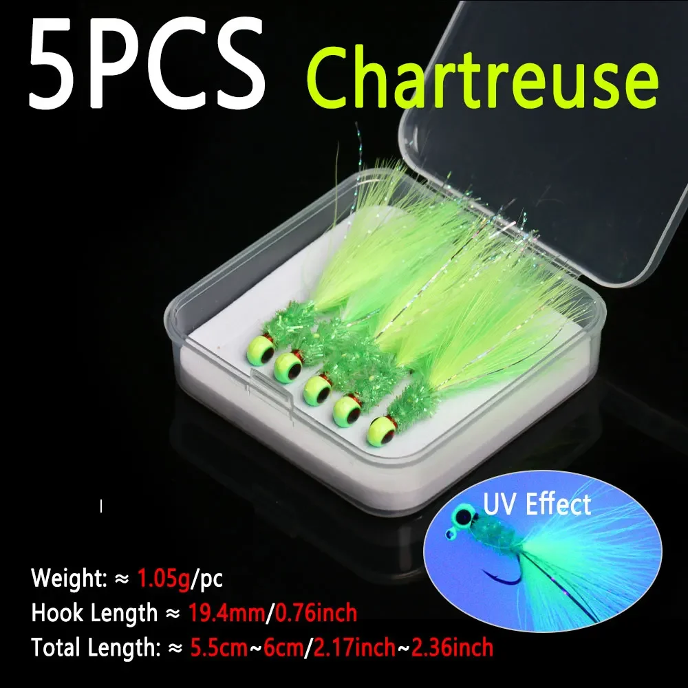 5pcs Chartreuse