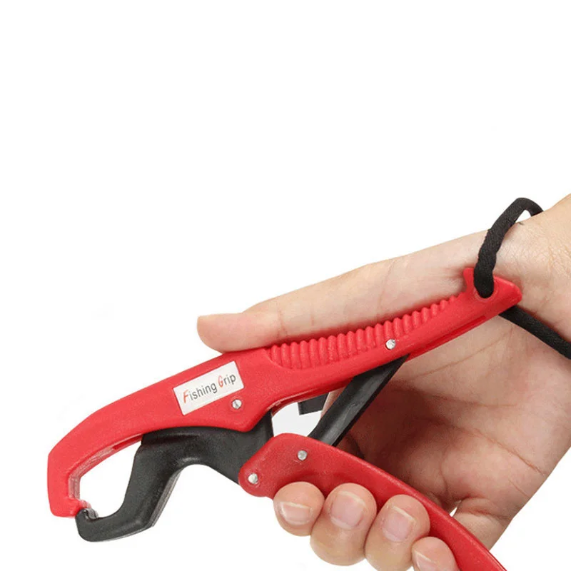 Pinza para peces de 6 y 9 pulgadas, herramienta de pesca de carpa útil para agua salada, labio de agarre de pez ABS de liberación rápida con cuerda ajustable, 6 colores - imagen 2