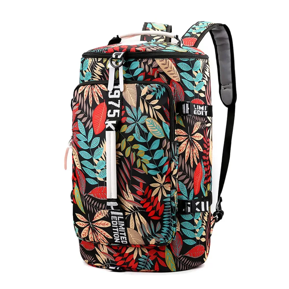 Nuevo Bolsa de Montañismo de gran capacidad, bolsas de viaje de nailon impermeables, bolso multifuncional para - imagen 5