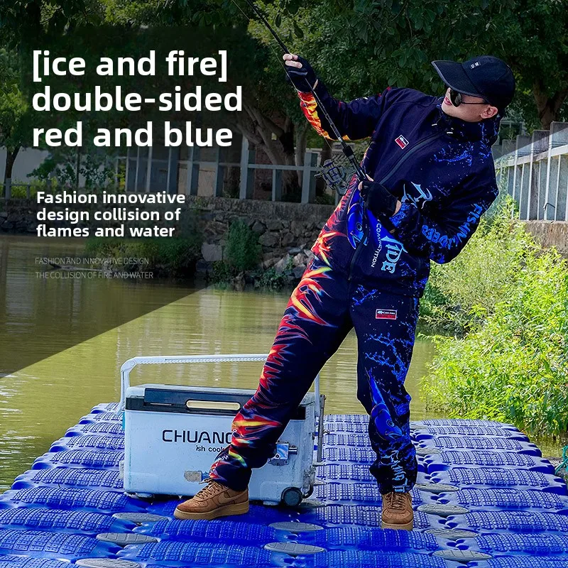 Chaqueta pesca impermeable invierno forro polar transpirable - imagen 4