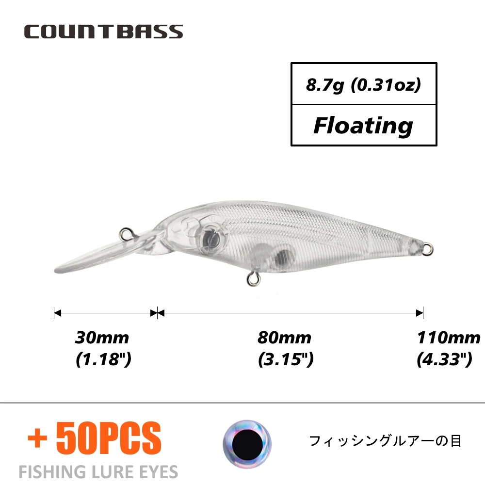 Blank Lure With Eyes