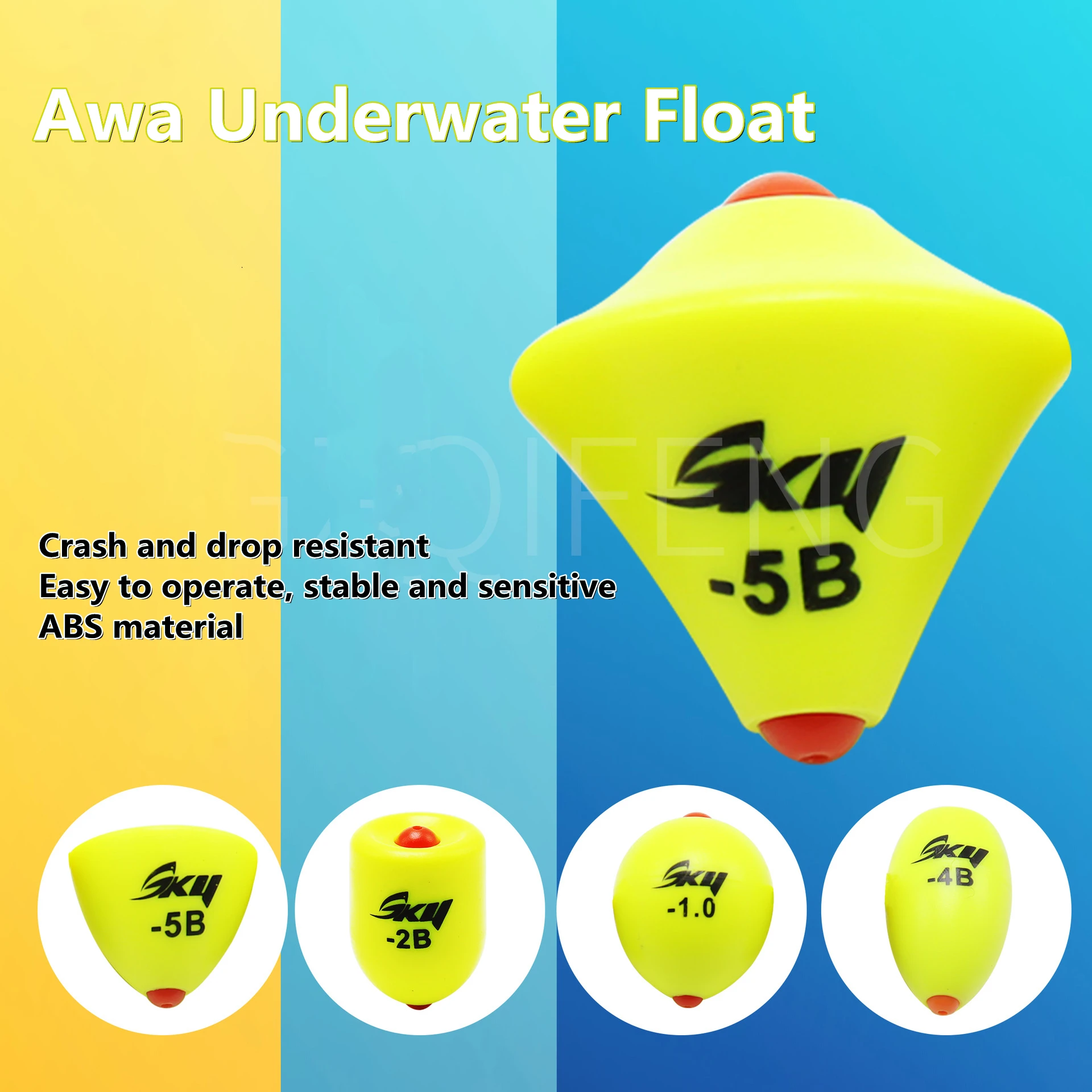 Accesorios de flotador ZYZ Apo, flotador subacuático que mejora la estabilidad del flotador, aparejos de pesca de roca marina de lanzamiento largo antibrote - imagen 2