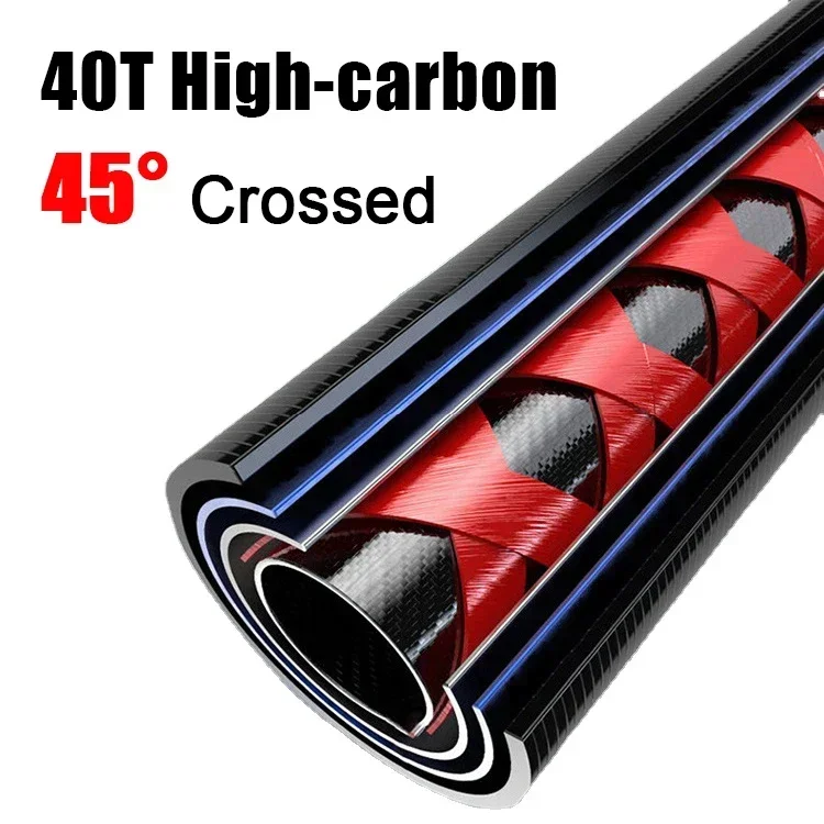 Caña de pescar de carbono de 2,1-4,5 M, 50kg por encima, caña de tiro de larga distancia superdura, barco de mar telescópico, caña de pescar de alta calidad - imagen 5