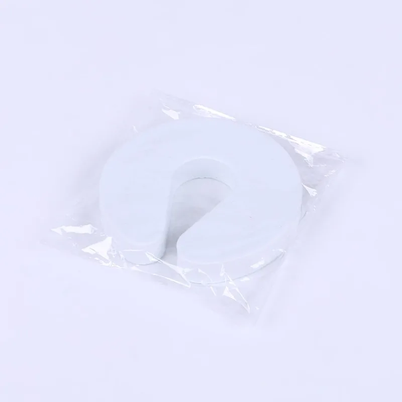 Nuevo Tope de puerta 1/2 Uds., protección de cuña, seguridad para dedos, decoración del hogar para bebé, Tope de puerta de seguridad, tarjeta de puerta a prueba de Clip - imagen 3