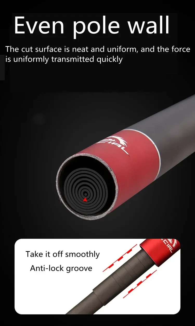 Mejorar el rendimiento de la pared del polo con superficies de corte uniformes lisos y transmisión de fuerza rápida