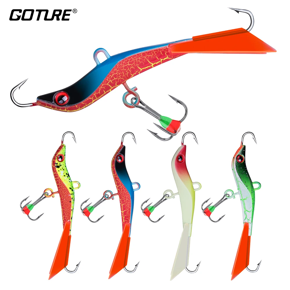 Goture-señuelo de pesca Balancers, Wobblers para perca de Lucio, 71mm, 14g, equipo de invierno, pesca de carpa, 2022