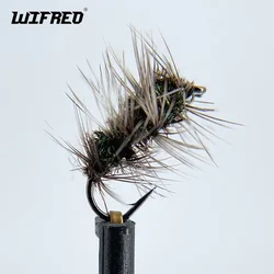 Moscas secas Griffith's Gnat Wifreo #10-14 con púas para trucha