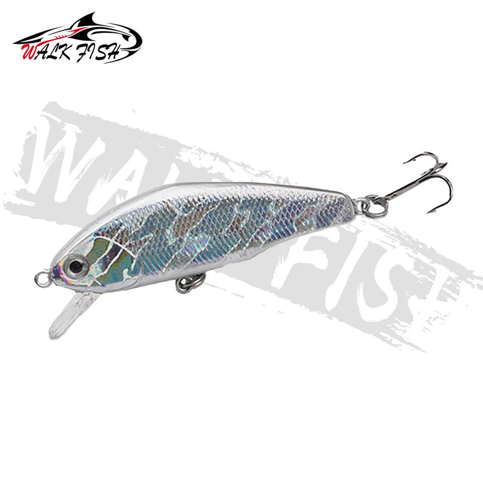 WALK FISH-SEÑUELOS DE pececillo que se hunden, 60mm, 4,5G, Crankbait de trucha, cebo duro Artificial de alta calidad, aparejos de agua dulce - imagen 3