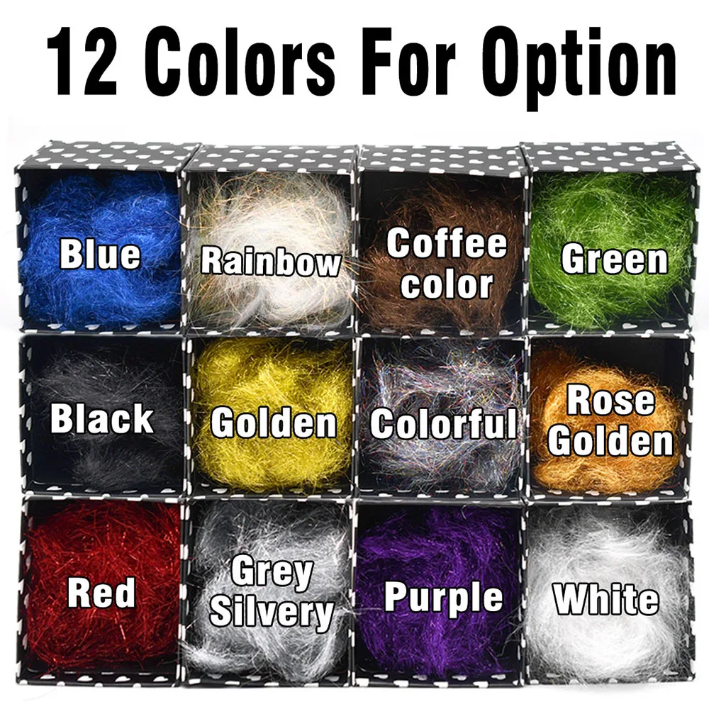 MNFT dobladillo de hielo de 12 colores, Material de atado de moscas Hareline - imagen 5