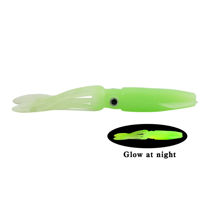 Glow en la noche señuelo de calamares para pescar