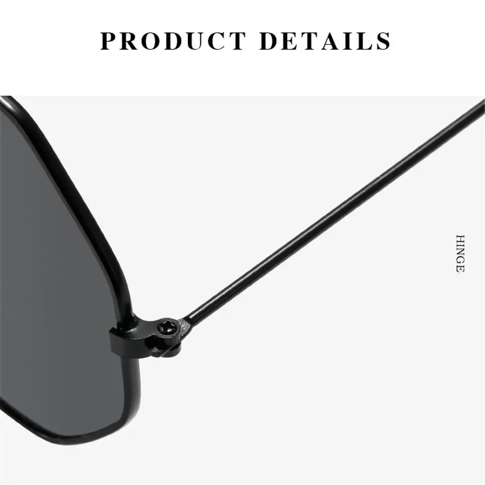 Gafas de sol retro poligonales UV400 – Protección para pesca