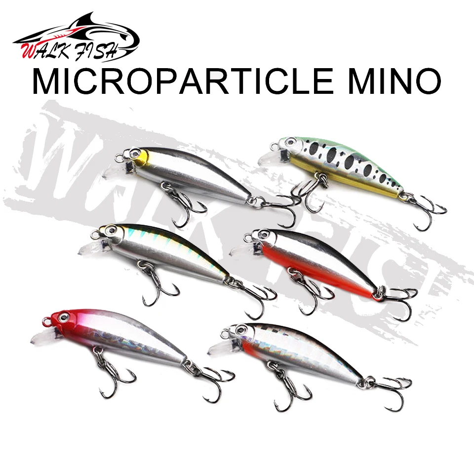 Walk Fish-señuelo de pesca Artificial, cebo duro de piscardo que se hunde, 1 piezas, 45mm, 2,8g - imagen 3