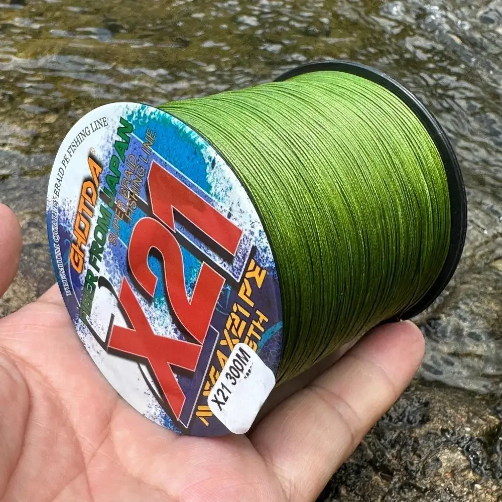 Trenza PE GHOTDA X21 – Multifilamento 21 hebras para carpa y mar