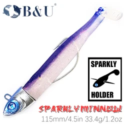 B&U Señuelo blando brillante 115 mm para lubina y lucio