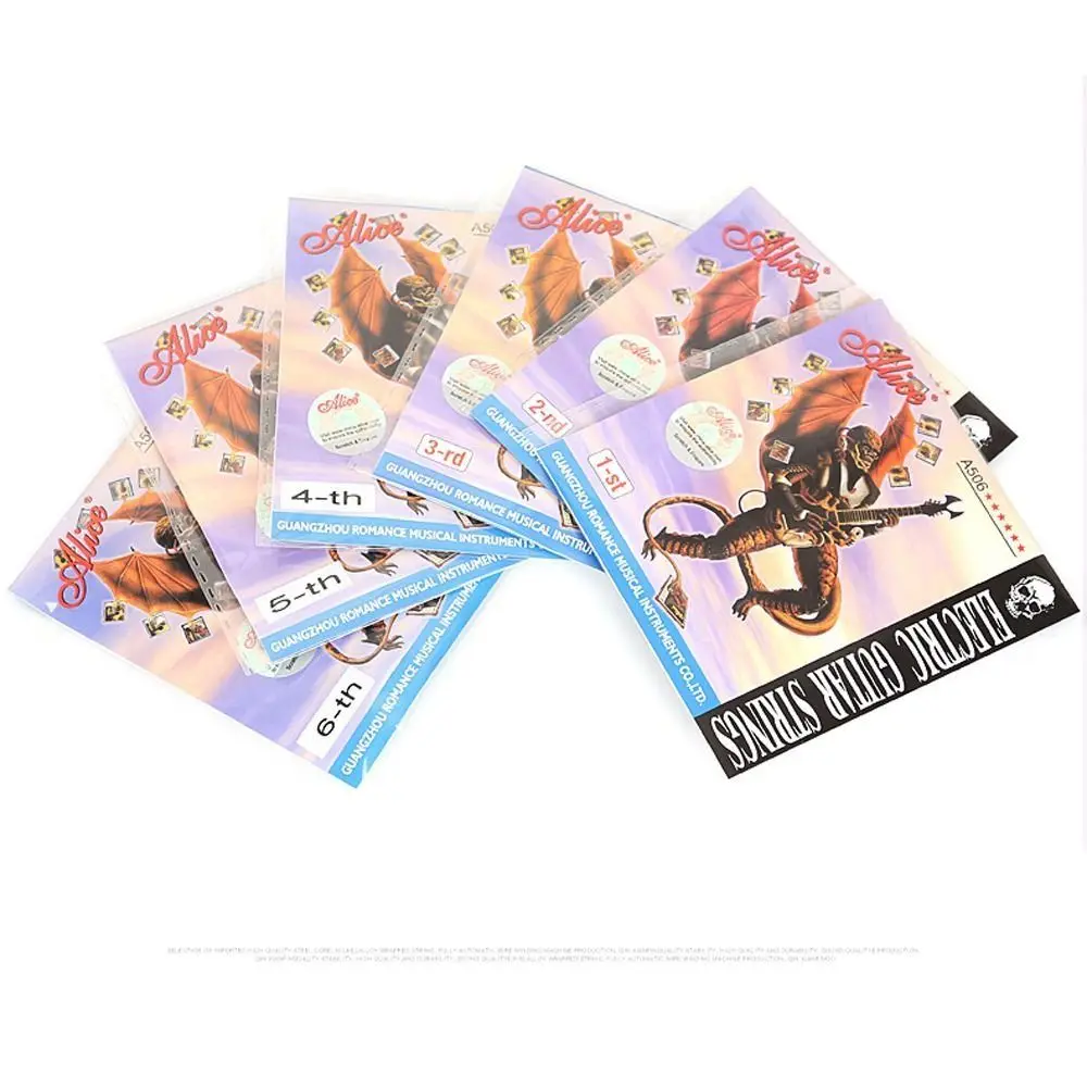 Cuerdas de guitarra eléctrica súper ligeras, instrumento de cuerda E (1. ª)-(6. ª), aleación de níquel, sonido claro, guitarrista duradero - imagen 3