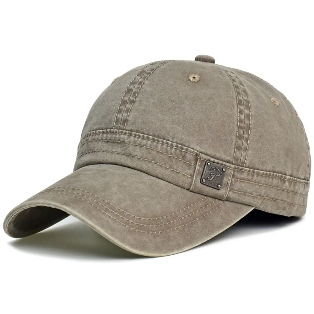 Gorras de béisbol de algodón de lavado informal protección solar estilo camionero sombrero de papá vintage viseras ajustables para mujeres hombres pareja - imagen 5