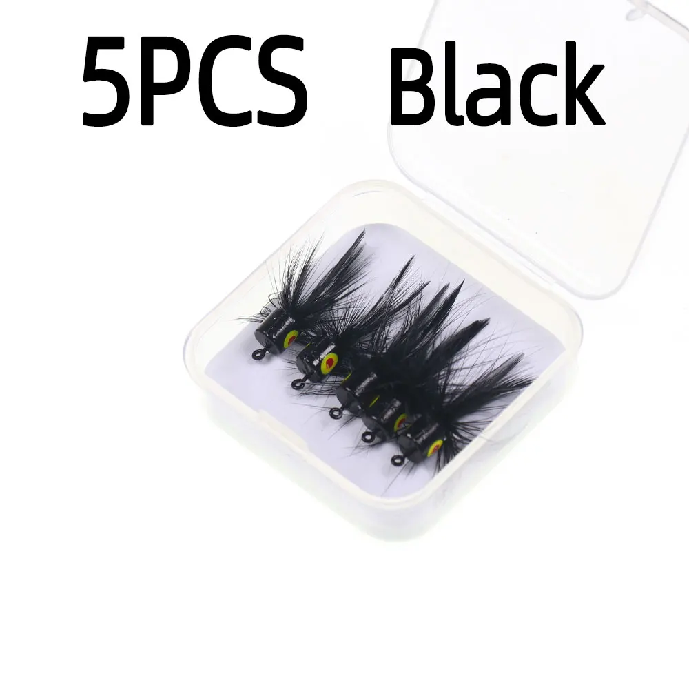 5pcs Black