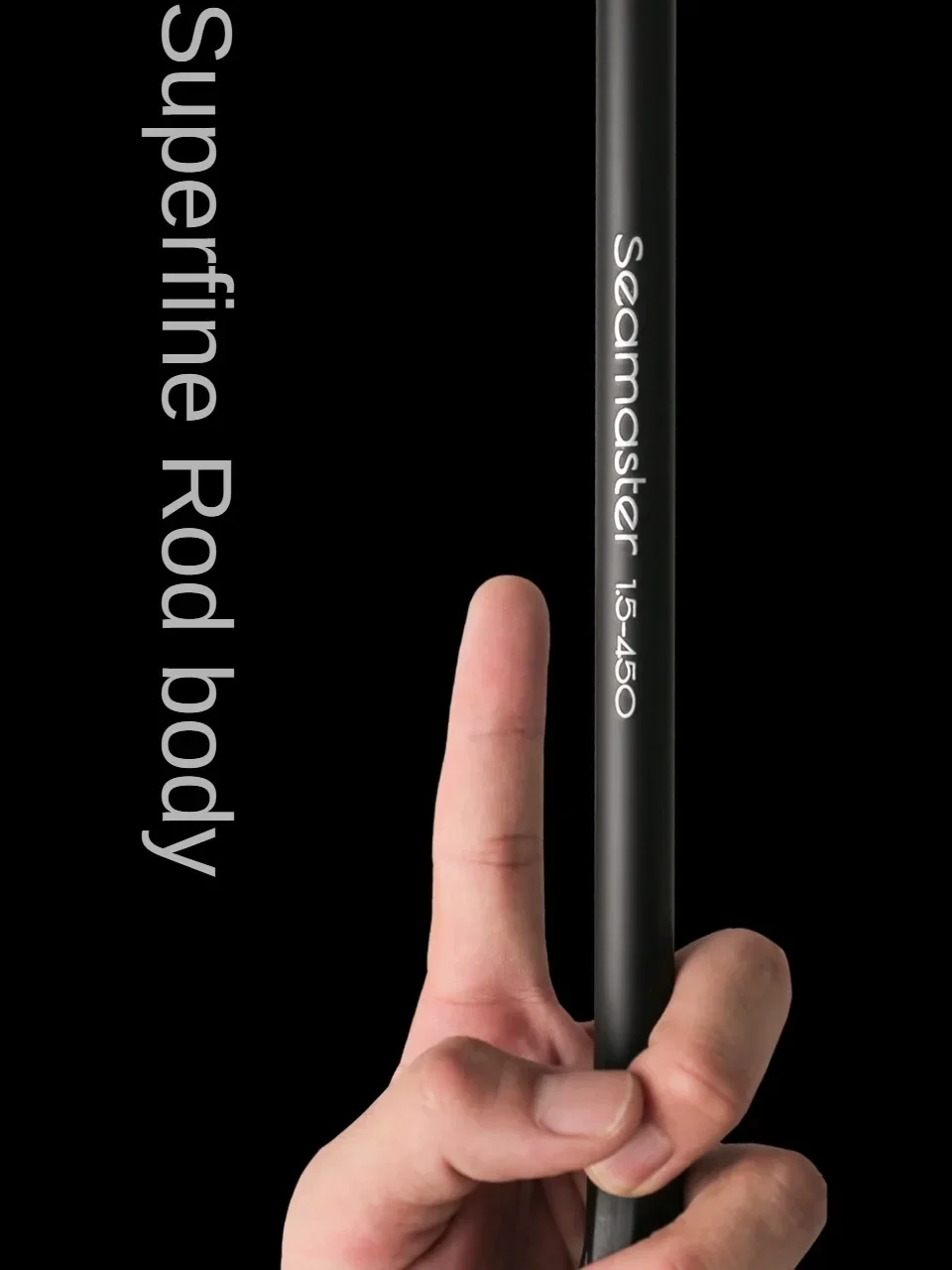 WLGZ-caña de pescar ultraligera Superfina, accesorio de fibra de carbono, telescópica, giratoria, manual, para mar, 1,5 #360 390 450 - imagen 3