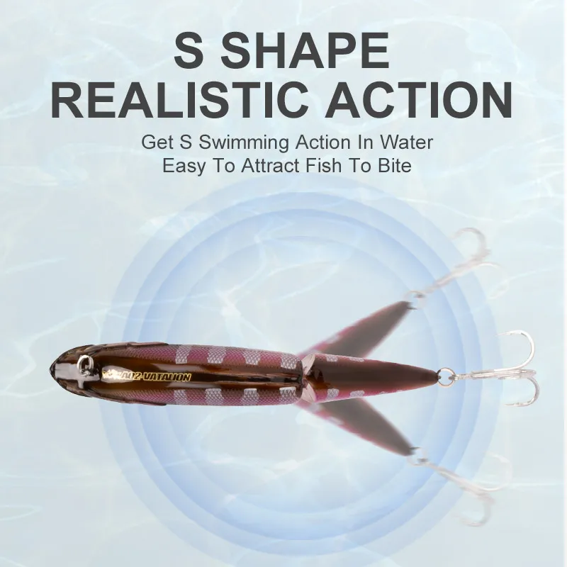 LEYDUN nuevas Señuelos de pesca vibratorios flotantes 115mm 41g sin labios buenos nimbaits multiarticulados cebos duros de lubina de agua salada Wobbler de hielo - imagen 5