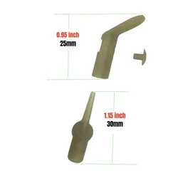 Kit de anillo de caída en ángulo para plomos y fluorocarbono