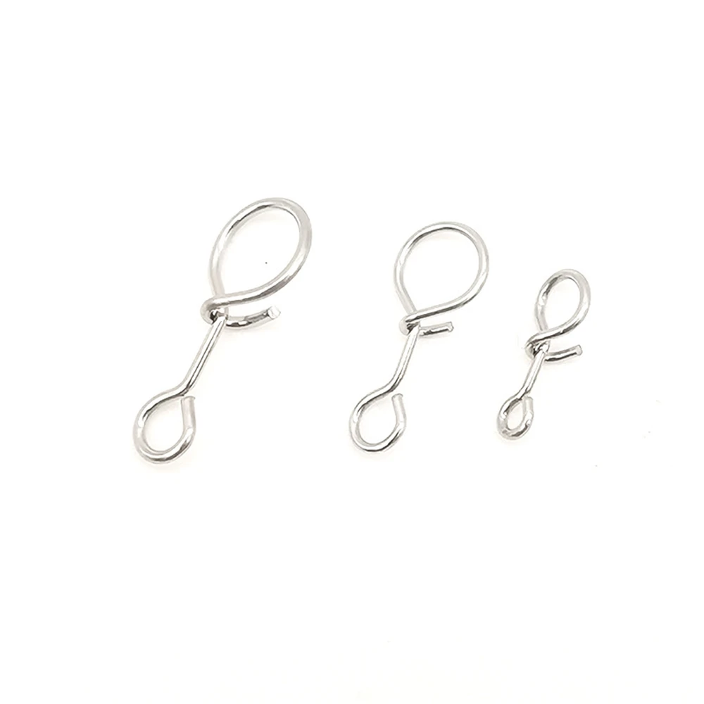 Conectores giratorios pesca 5-13cm – Anillo conexión rápida para mosca - imagen 4
