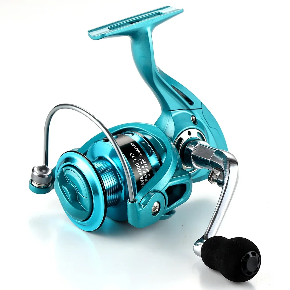 Carrete de fundición de larga distancia, rueda giratoria, serie 1000-7000, carrete de Metal, pesca de carpa marina, arrastre máximo de 15kg, Surfcasting - imagen 3