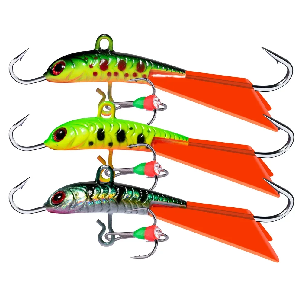 Goture-señuelo de pesca en hielo, cebo profesional para trucha, lubina, Lucio, Carpa, 5 tipos a elegir, nuevo estilo - imagen 2