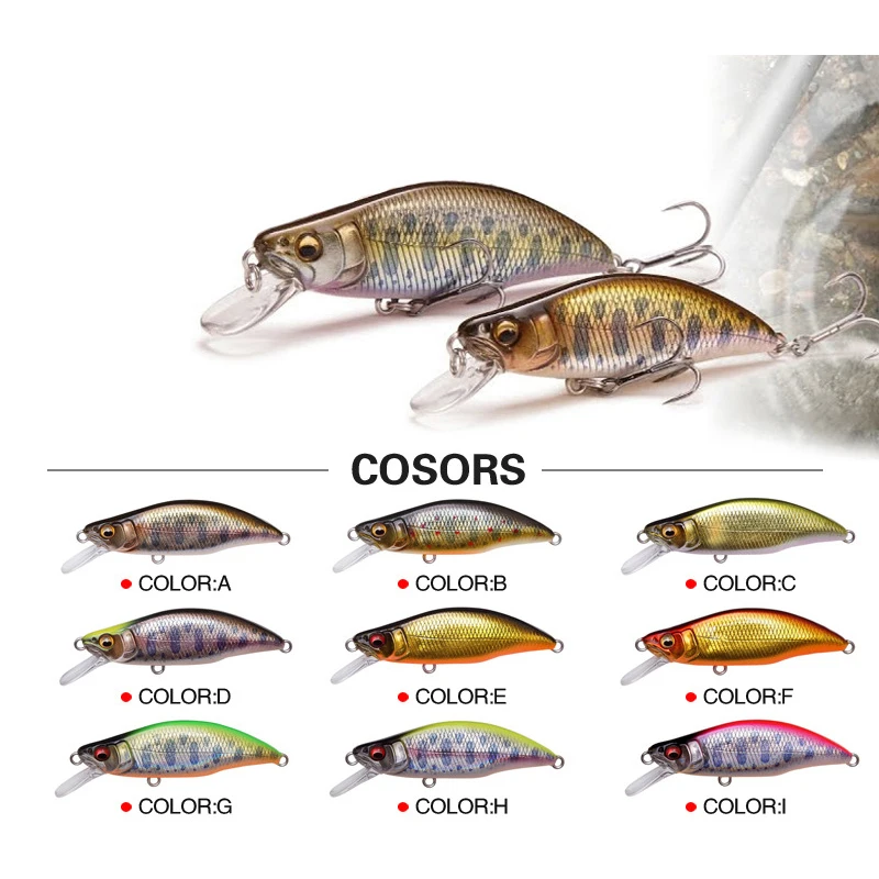 Jerkbait minnow hundimiento para lucio y lubina