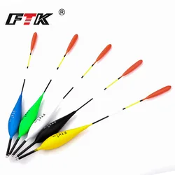 10 unids/pack flotador de Pesca colorido tamaño 2g-5g flotadores de abeto Barguzinsky boya Vertical flotador de Pesca Bobber aparejos de Pesca