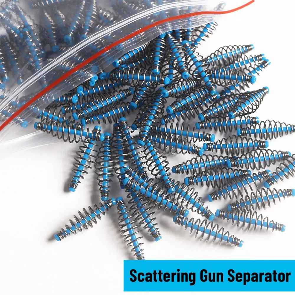 Señuelo de resorte para pesca, aparejo colgante de acero inoxidable, 30 unids/set - imagen 3