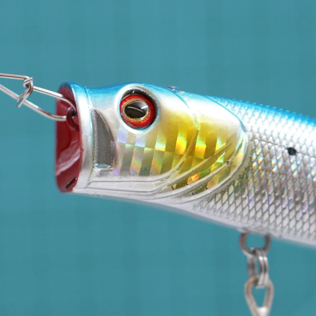 FishTrip-señuelo Popper para pesca, cebo duro para lubina, trucha, lucio del Norte, 7cm ~ 9cm - imagen 5