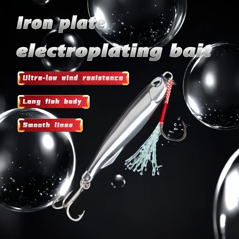 Juego de Señuelos de Pesca con cuchara de plantilla fundida de Metal, 2 uds., para lubina, trucha, agua salada, cebo duro para curricán, 15g, 20g, 30g, 40g