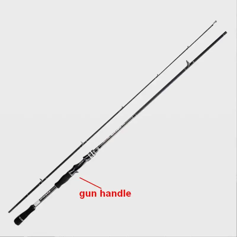 ZZ276 5000g punta de cabeza de serpiente 2,6mm potente señuelo caña de pescar giratoria de alta fibra de carbono 3K tela envuelta 1,98 m 2,1 m 2,28 m 2,4 m sin carrete - imagen 3