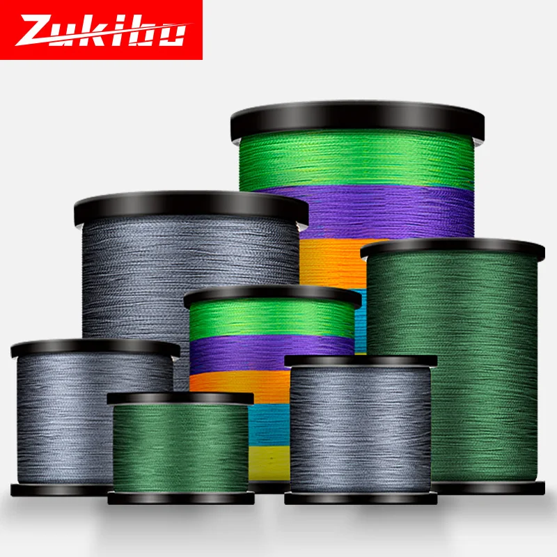Zukibo Hilo Trenzado Pesca, Pesca Accesorios Mar, Artículos De Pesca, 4/8 Hebras Trenzada Línea De Pesca 300m 500m Japonés 100% Pe Cables Multifilamento Línea De Pesca, Señuelos De Pesca, Pesca Equipamentos - imagen 2
