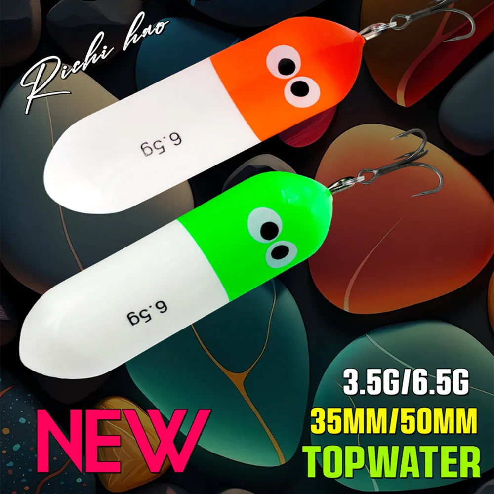 GREENSPIDER 3,5mm/3,5g 50mm/6,5g cebo de Pesca con lápiz Topwater de madera señuelo Artificial duro recién llegado señuelo de pescado Wobbler Pesca - imagen 3