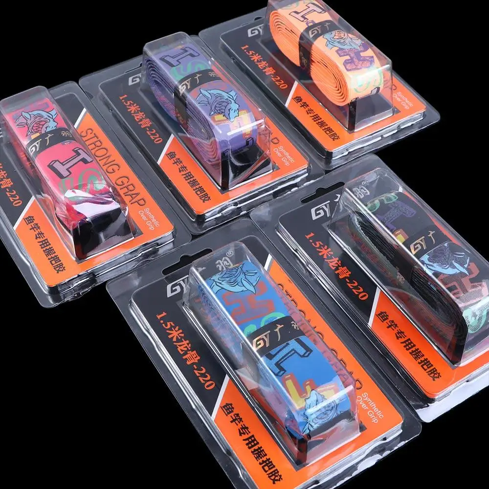 Empuñaduras de mango para caña de pescar, accesorio con aislamiento, banda para el sudor, envoltura termorretráctil, Color camuflaje - imagen 4