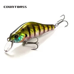 Cebo de manivela Countbass 70 mm 2-3/4" 8,5 g 19/64 oz. Buceo 1m-1,5m 3'-5' imán ayudar peso Minnow Shad Señuelos de pesca