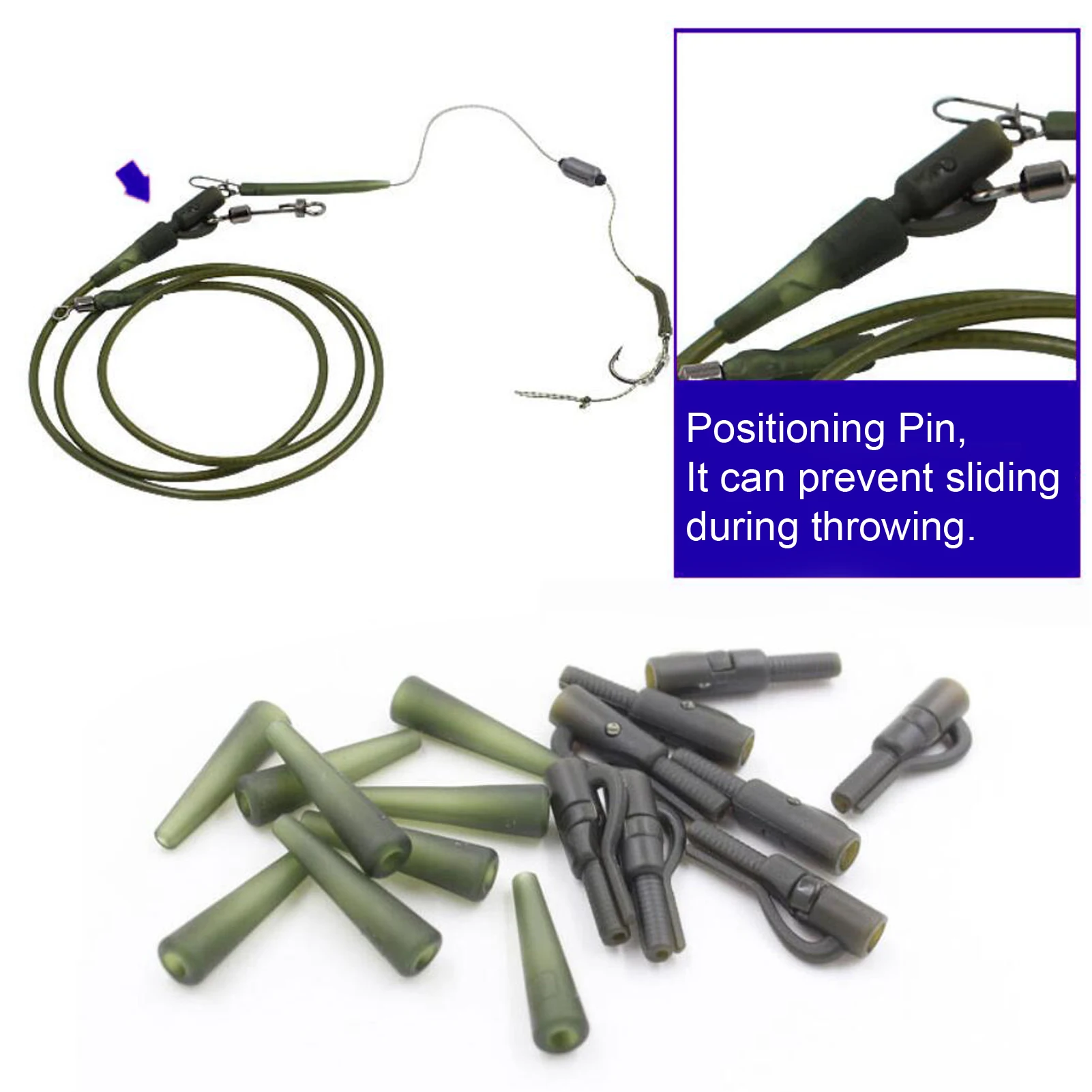 Kit pesca carpa FREE FISHER con anzuelos triples anti-enredos - imagen 5