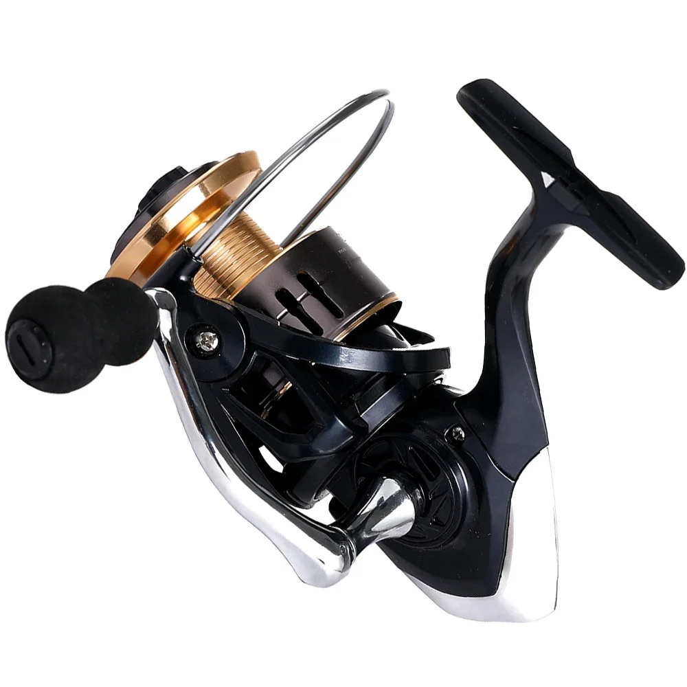 Nuevo carrete de pesca Baitcasting ligero serie 2000-7000, relación de engranaje 5,2: 1, copa de línea de Metal para aparejos de pesca de sal/agua dulce - imagen 4