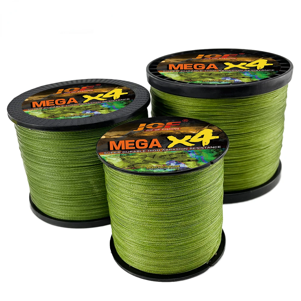 Línea de pesca trenzada de 4 hebras para agua salada, alambre estándar de PE liso, diámetro de 1000mm-500mm, viaje de carpa voladora, 300M, 0,11 M, 0,50 M - imagen 2