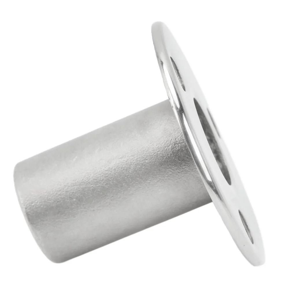 Pasamanos de barco de acero inoxidable 316, montaje de 25mm, barandilla de 90 grados, Base de fijación, soporte de tubo de cubierta, sistema de pasamanos - imagen 3