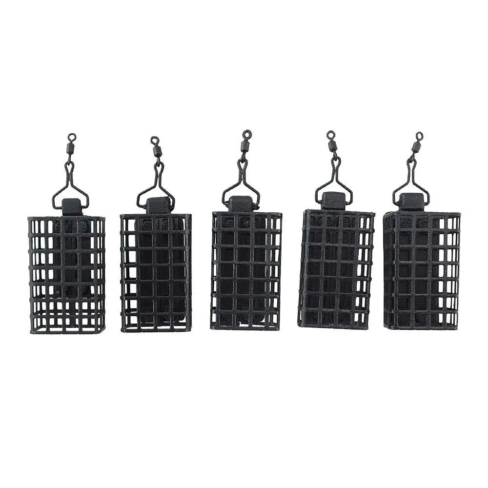 Jaula para señuelos de pesca de acero inoxidable, cesta portátil - imagen 3